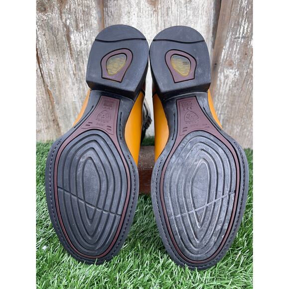 Ariat International Men's Hexcel ProRoper Bright Camel Navy Shaft US 9.5 - Picture 8 of 8